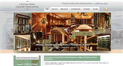 Desktop Screenshot of customwinecellarsvancouver.com